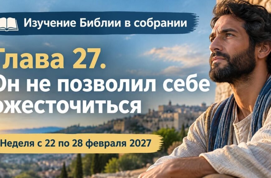 Изучение Библии в собрании Изучение Библии в собрании на неделю с 22 по 28 февраля 2027 года