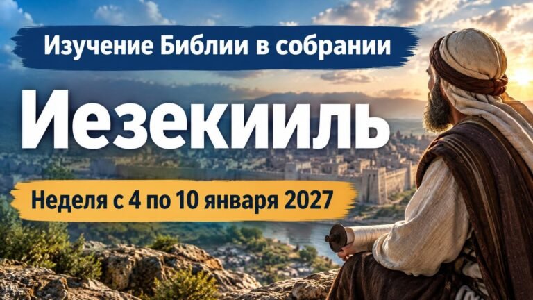 Изучение Библии в собрании на неделю с 4 по 10 января 2027 года