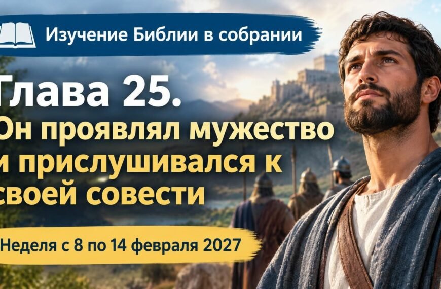 Изучение Библии в собрании Изучение Библии в собрании на неделю с 8 по 14 февраля 2027 года
