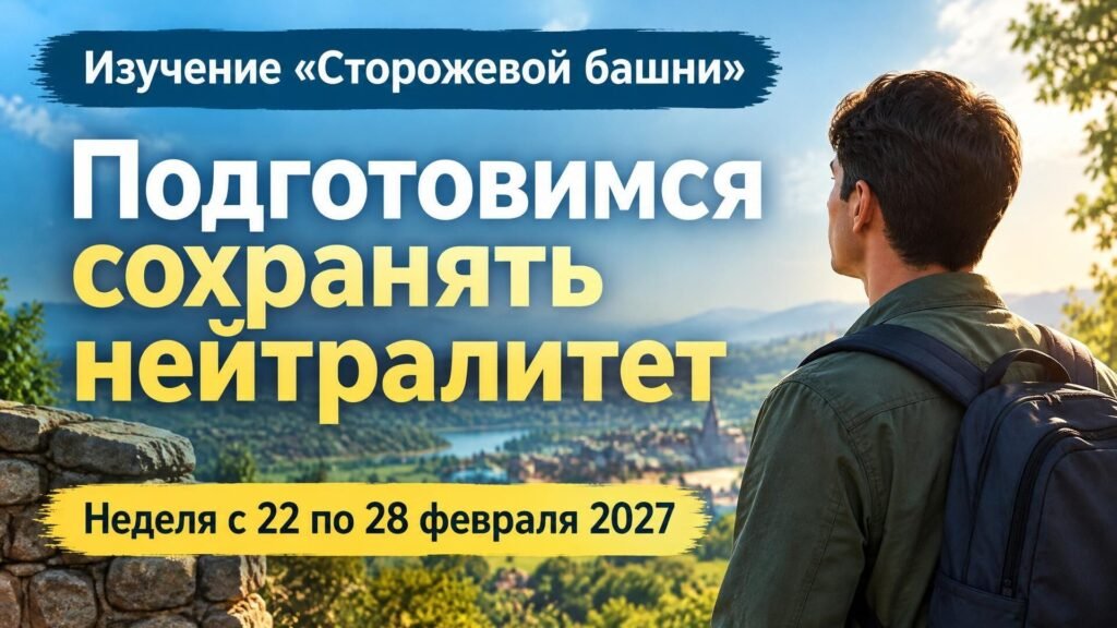 Изучение «Сторожевой башни» на неделю 22—28 февраля 2027 года
