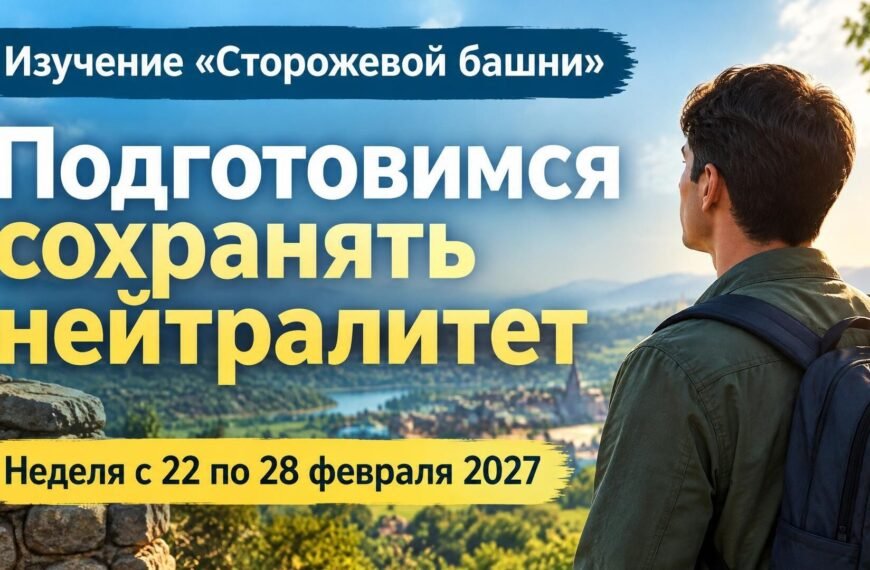 Изучение «Сторожевой башни» на неделю 22—28 февраля 2027 года