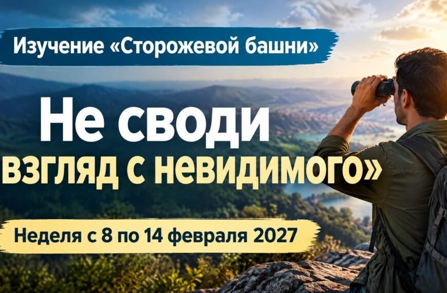 Изучение Сторожевой башни за неделю с 8 по 14 февраля 2027 года