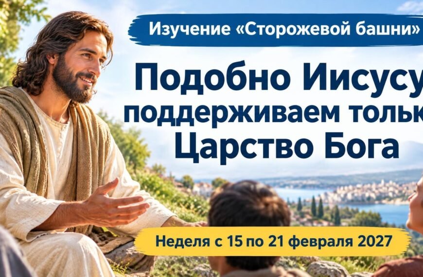 Изучение «Сторожевой башни» на неделю 15—21 февраля 2027 года