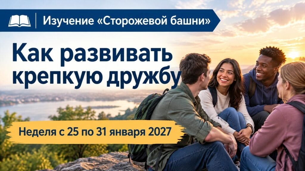 Изучение «Сторожевой башни» на неделю с 25 по 31 января 2027 года Изучение «Сторожевой башни» на неделю с 25 по 31 января 2027 года