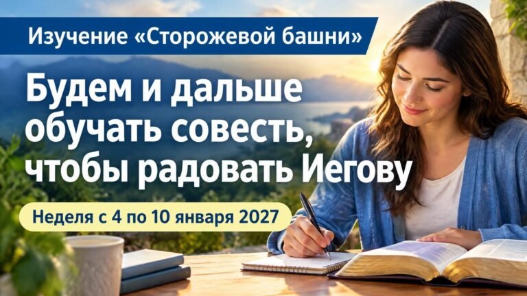 Изучение «Сторожевой башни» на 4—10 января 2027 года
