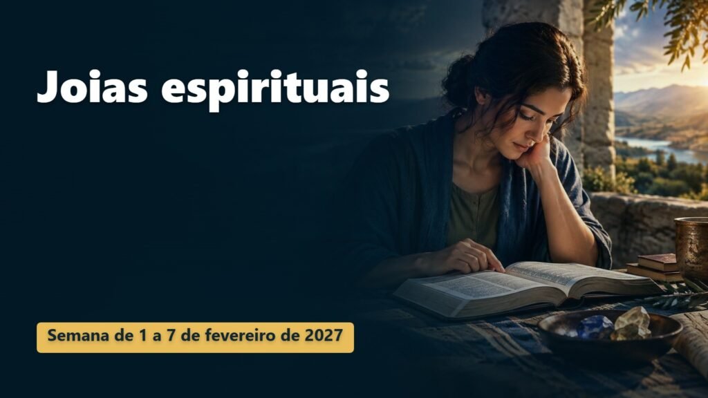 Joias espirituais para a semana de 1 a 7 de fevereiro de 2027 Joias espirituais para a semana de 1 a 7 de fevereiro de 2027