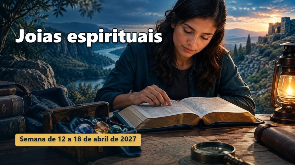 Joias espirituais para a semana de 12 a 18 de abril de 2027
