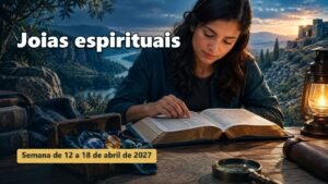Joias espirituais para a semana de 12 a 18 de abril de 2027