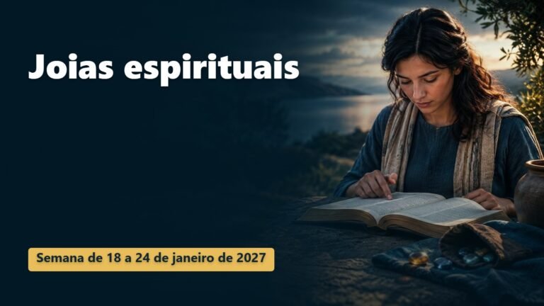 Joias espirituais para a semana de 18 a 24 de janeiro de 2027