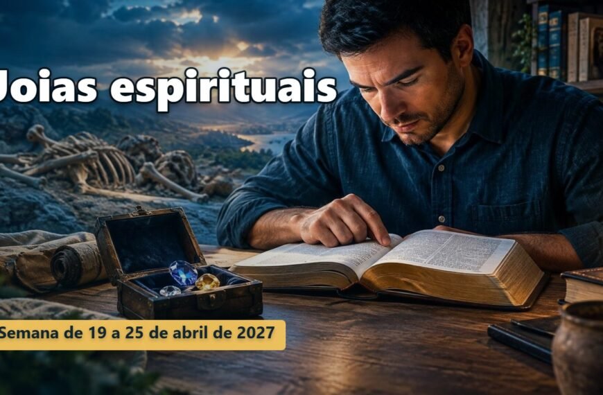 Comentários para a reunião TJ Joias espirituais para a semana de 19 a 25 de abril de 2027