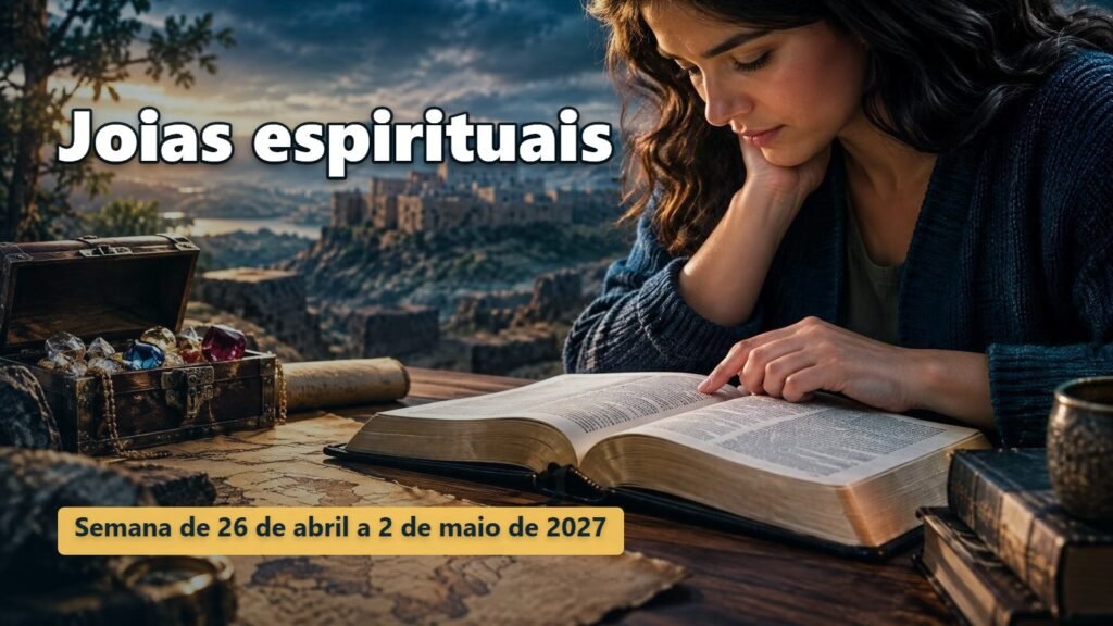 Joias espirituais para a semana de 26 de abril a 2 de maio de 2027 Joias espirituais para a semana de 26 de abril a 2 de maio de 2027