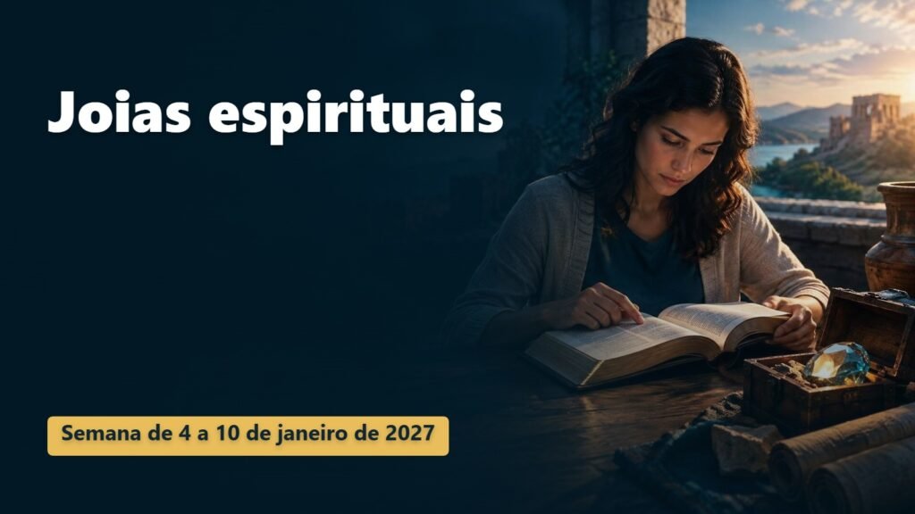 Joias espirituais para a semana de 4 a 10 de janeiro de 2027