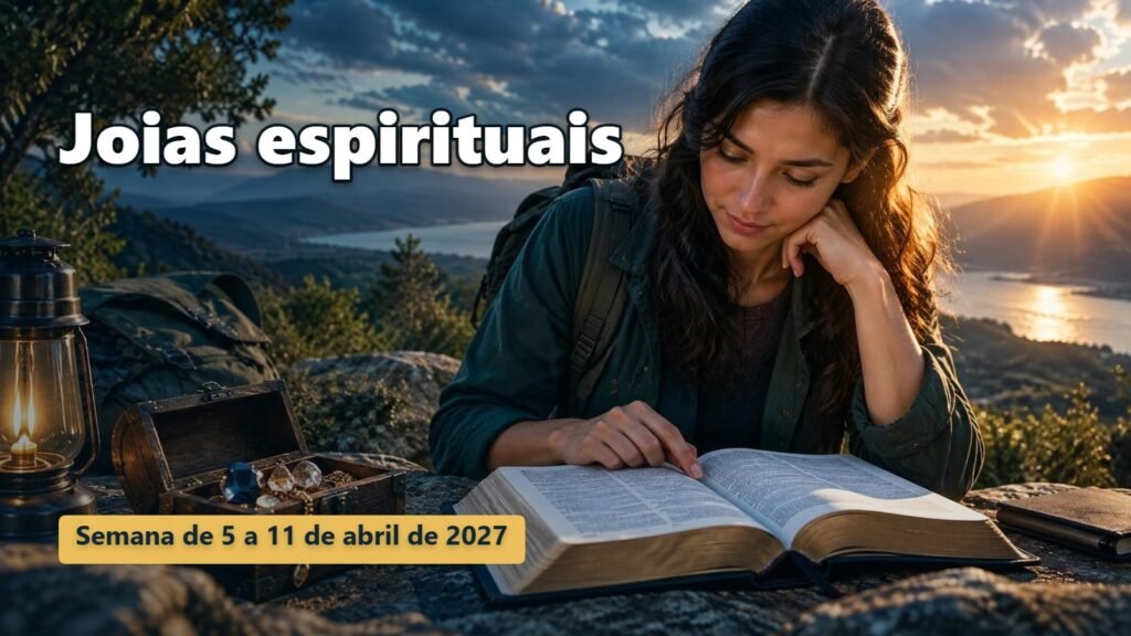 Joias espirituais para a semana de 5 a 11 de abril de 2027 Joias espirituais para a semana de 5 a 11 de abril de 2027