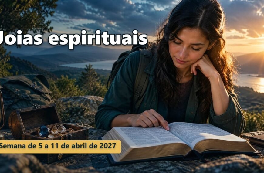 Joias espirituais para a semana de 5 a 11 de abril de 2027