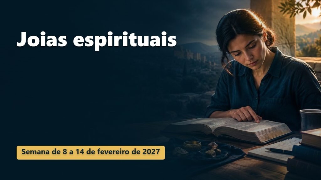 Joias espirituais para a semana de 8 a 14 de fevereiro de 2027 Joias espirituais para a semana de 8 a 14 de fevereiro de 2027