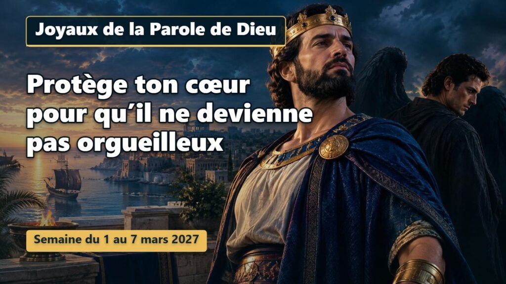 Joyaux de la Parole de Dieu pour la semaine du 1er au 7 mars 2027 Joyaux de la Parole de Dieu pour la semaine du 1er au 7 mars 2027