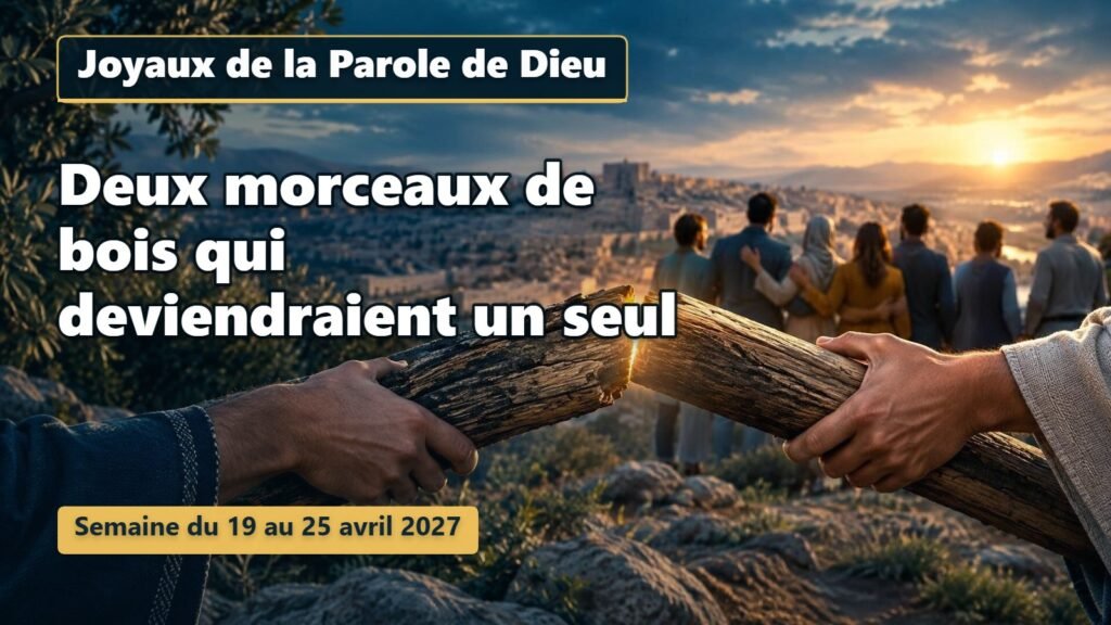 Joyaux de la Parole de Dieu pour la semaine du 19 au 25 avril 2027