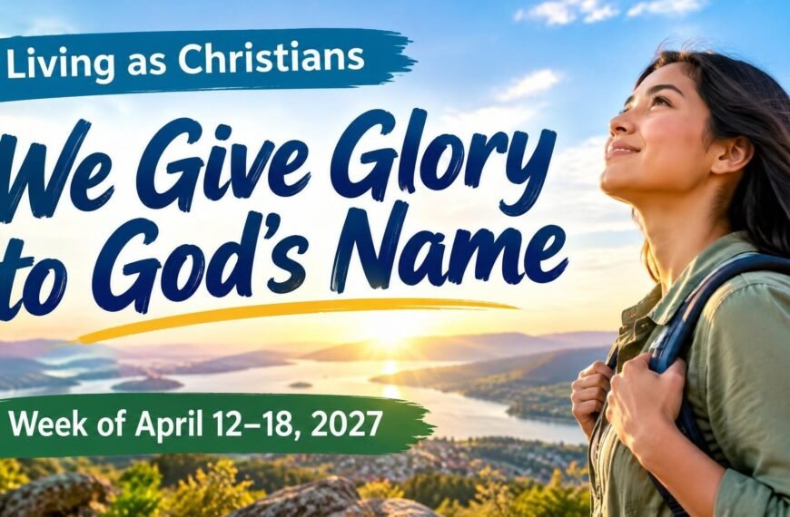 Living as Christians for the week of April 12-18, 2027