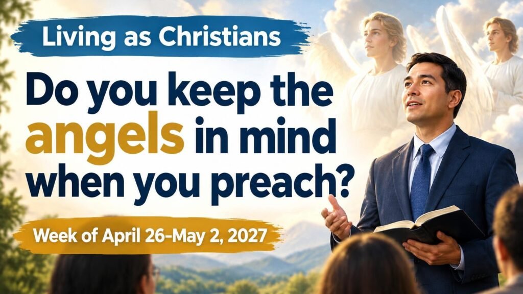 Living as Christians for the week of April 26–May 2, 2027