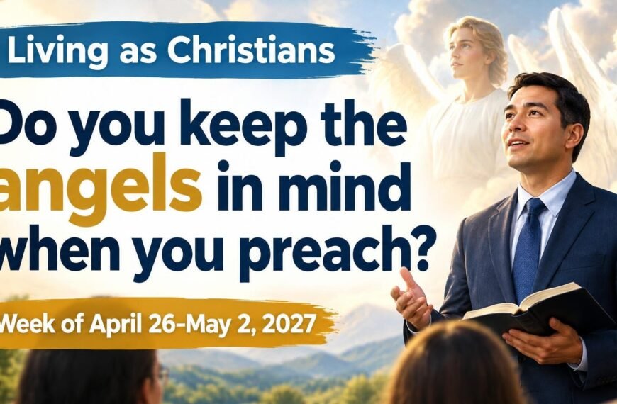 Living as Christians for the week of April 26–May 2, 2027