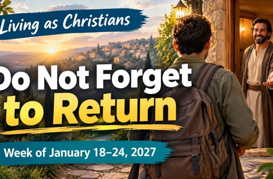 Living as Christians Living as Christians for the Week of January 18-24, 2027