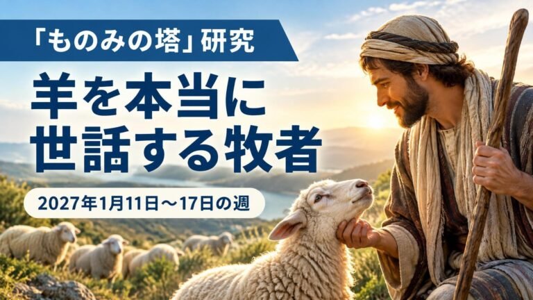 2027年1月11日から17日の「ものみの塔」研究