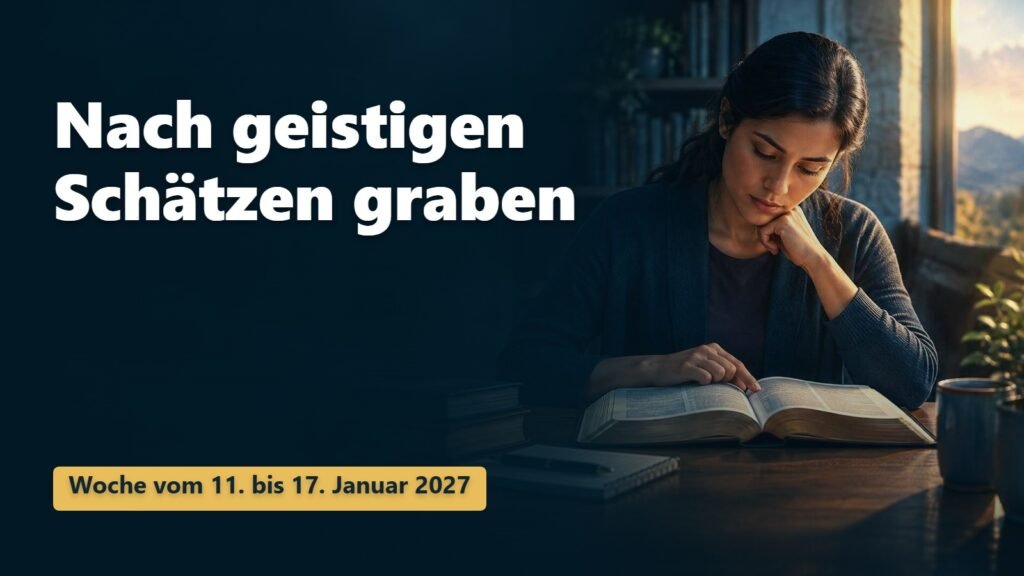 Nach geistigen Schätzen graben für die Woche vom 11. bis 17. Januar 2027