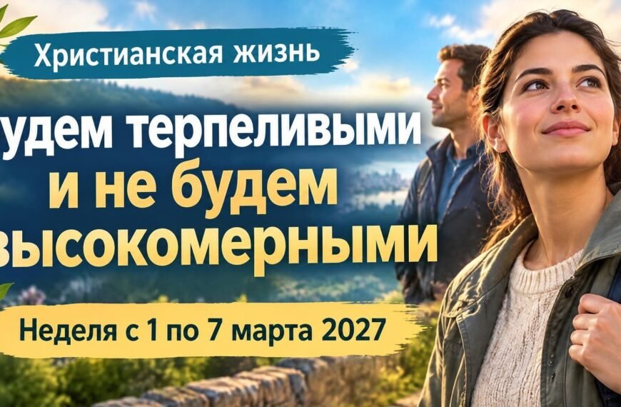 Наша христианская жизнь на неделю с 1 по 7 марта 2027 года