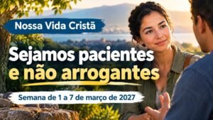 Nossa Vida Cristã para a semana de 1 a 7 de março de 2027