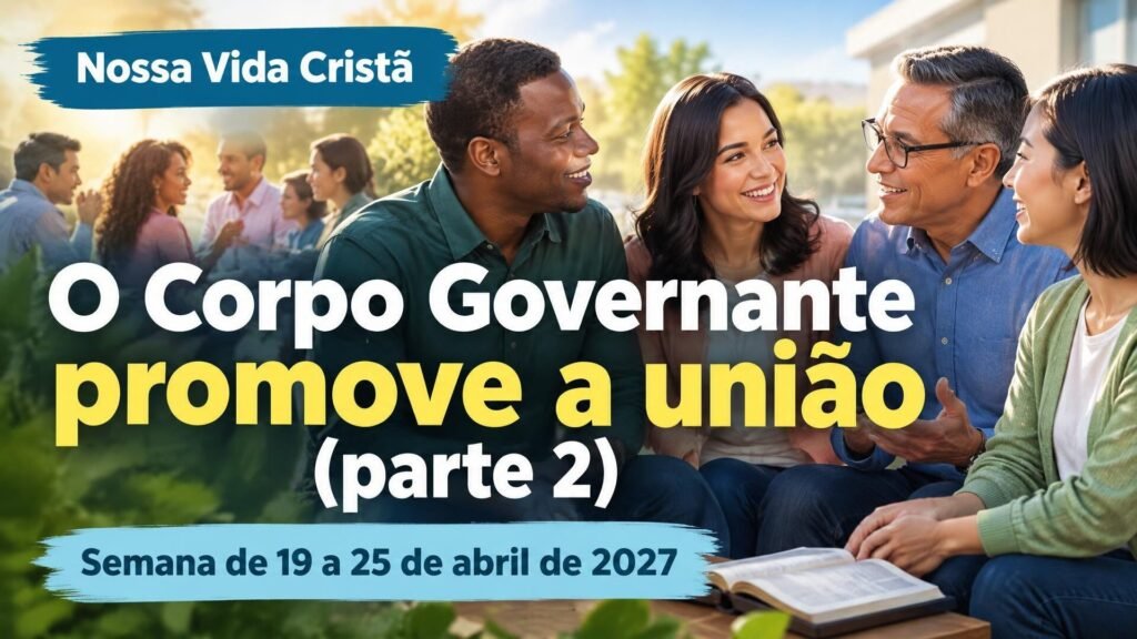 Nossa Vida Cristã para a semana de 19 a 25 de abril de 2027