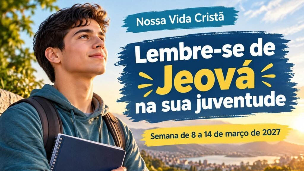 Nossa Vida Cristã para a semana de 8 a 14 de março de 2027