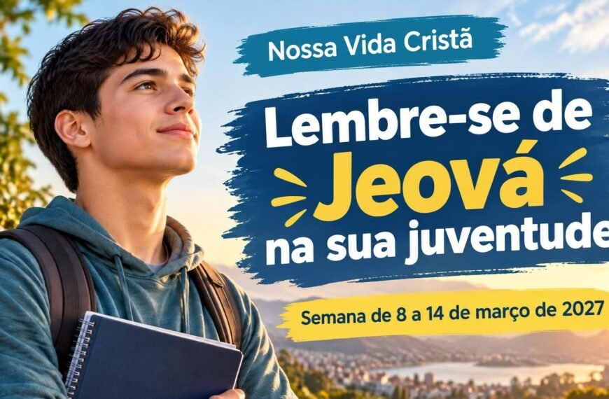 Nossa Vida Cristã para a semana de 8 a 14 de março de 2027