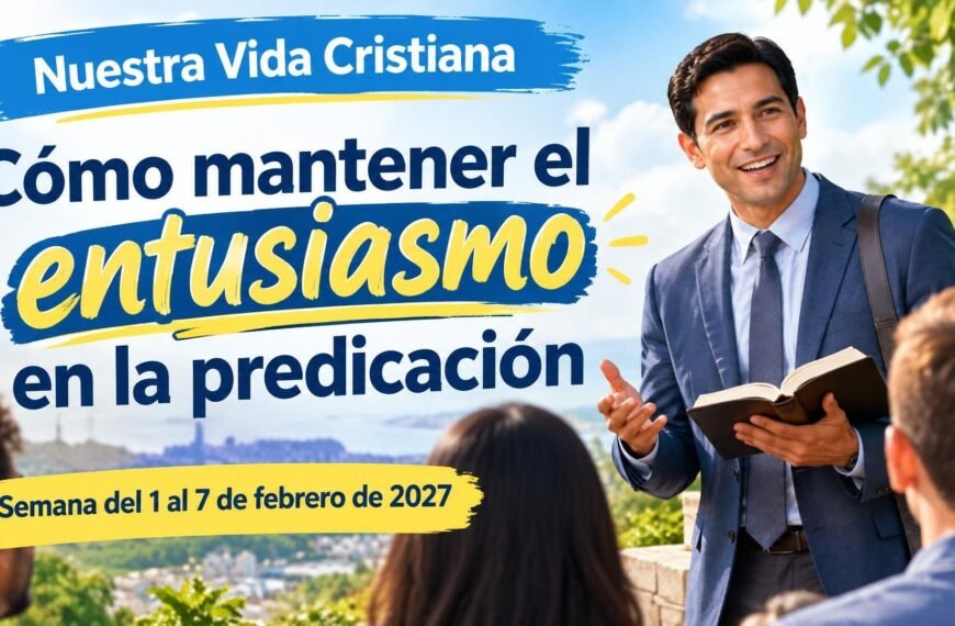 Comentarios para la reunión TJ Nuestra Vida Cristiana para la semana del 1 al 7 de febrero de 2027