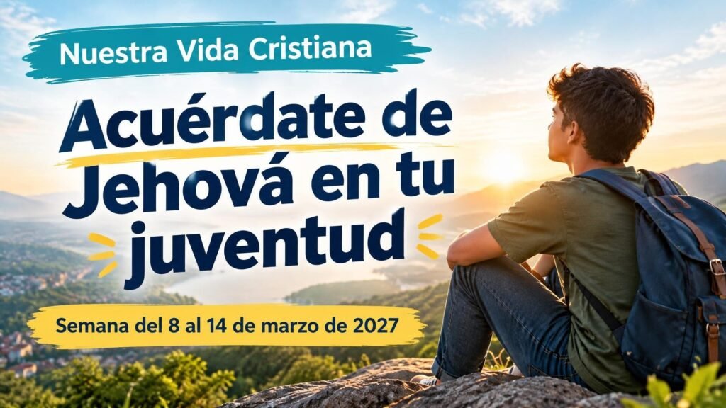 Nuestra Vida Cristiana para la semana del 8 al 14 de marzo de 2027 Nuestra Vida Cristiana para la semana del 8 al 14 de marzo de 2027
