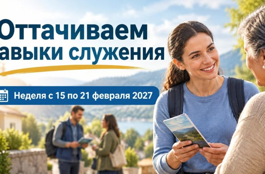 Оттачиваем навыки служения на неделю с 15 по 21 февраля 2027 года