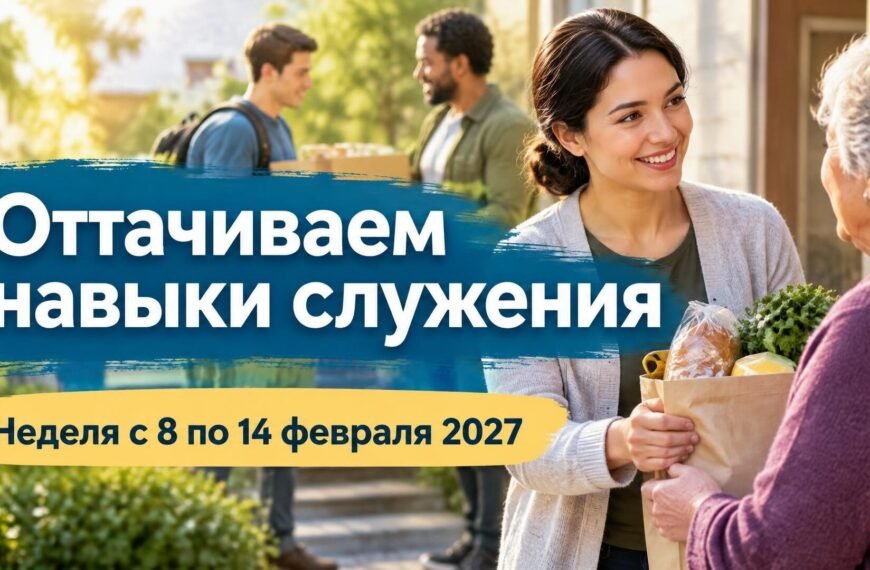 Оттачиваем навыки служения на неделю с 8 по 14 февраля 2027 года
