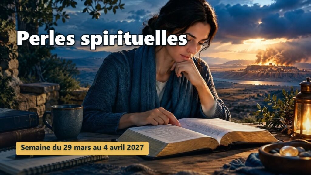 Perles spirituelles pour la semaine du 29 mars au 4 avril 2027 Perles spirituelles pour la semaine du 29 mars au 4 avril 2027