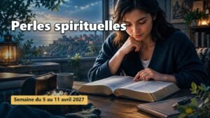 Perles spirituelles pour la semaine du 5 au 11 avril 2027