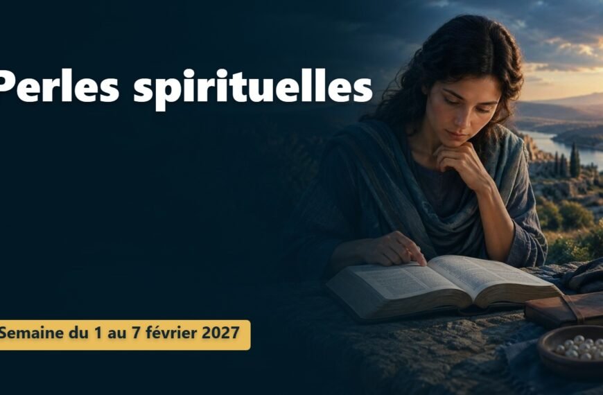 Perles spirituelles pour la semaine du 1er au 7 février 2027