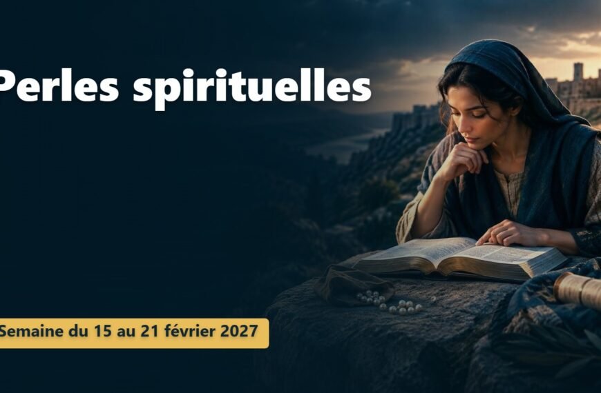 Perles spirituelles Perles spirituelles pour la semaine du 15 au 21 février 2027