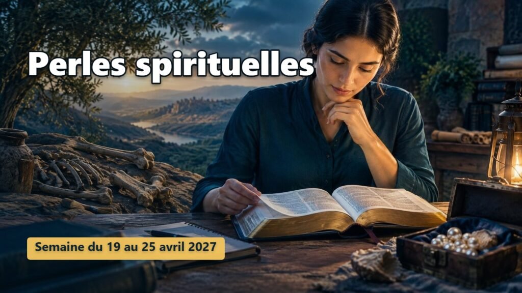 Perles spirituelles pour la semaine du 19 au 25 avril 2027