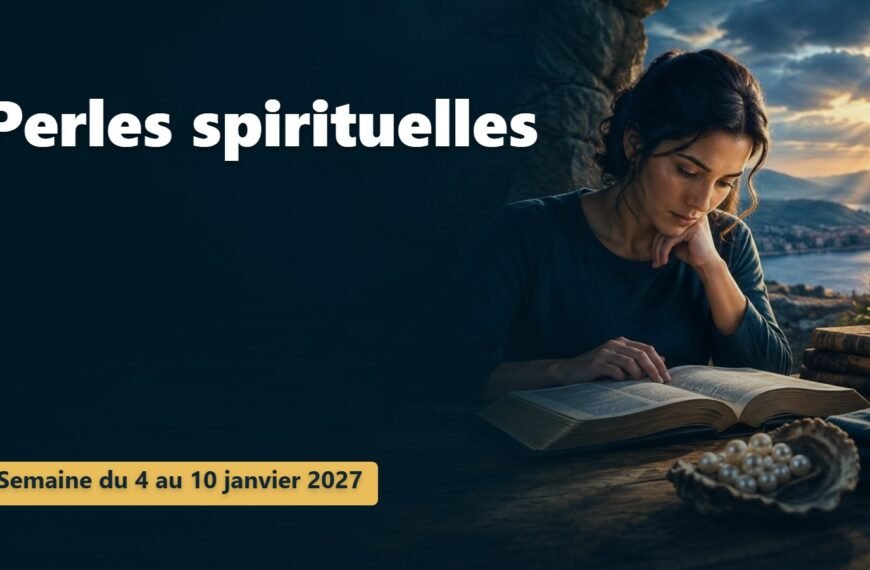 Perles spirituelles pour la semaine du 4 au 10 janvier 2027