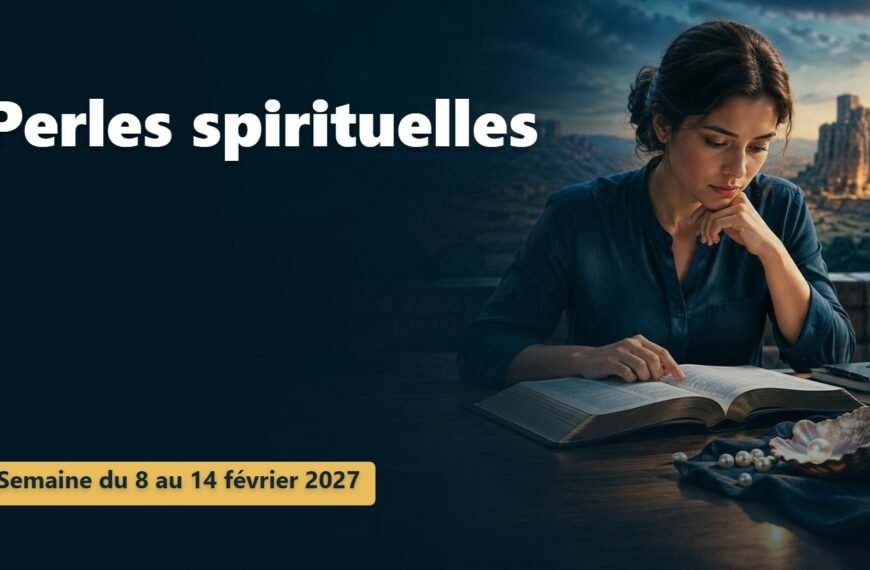 Perles spirituelles pour la semaine du 8 au 14 février 2027