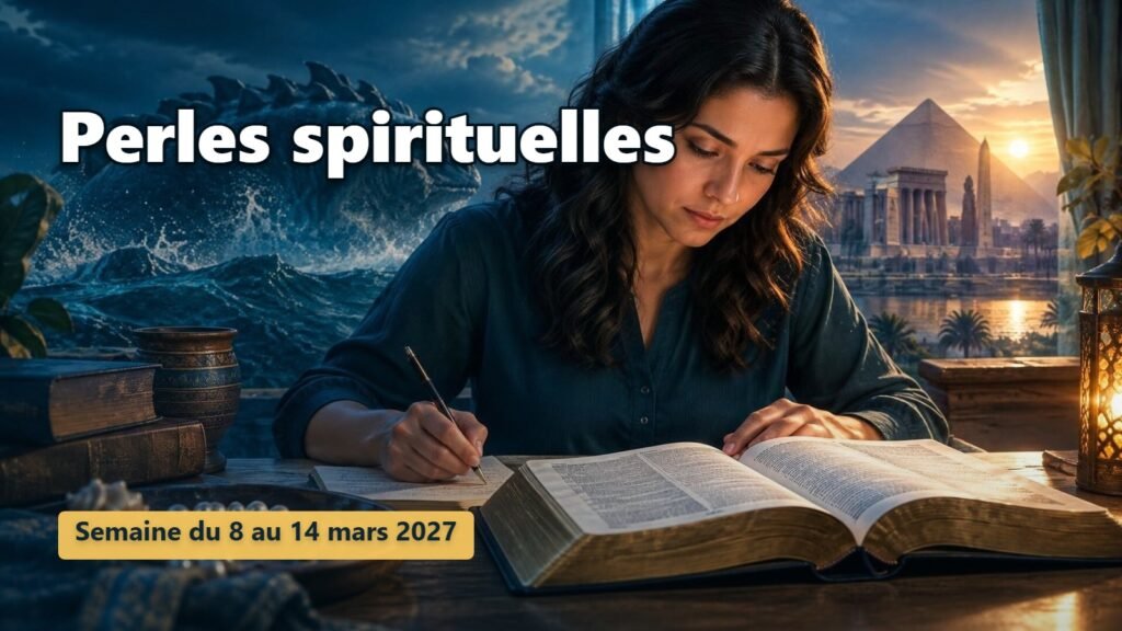 Perles spirituelles pour la semaine du 8 au 14 mars 2027 Perles spirituelles pour la semaine du 8 au 14 mars 2027