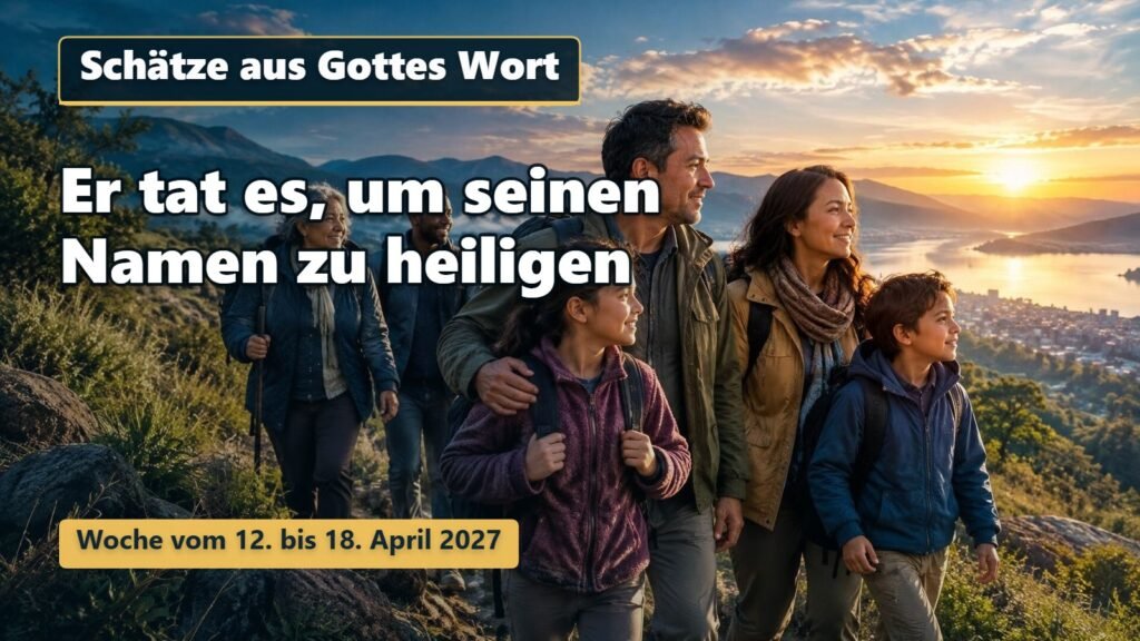 Schätze aus Gottes Wort für die Woche vom 12. bis 18. April 2027