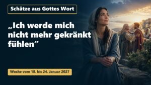Schätze aus Gottes Wort für die Woche vom 18. bis 24. Januar 2027