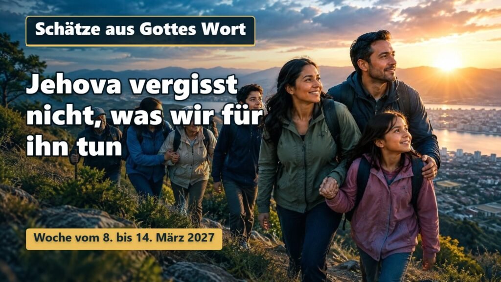 Schätze aus Gottes Wort für die Woche vom 8. bis 14. März 2027