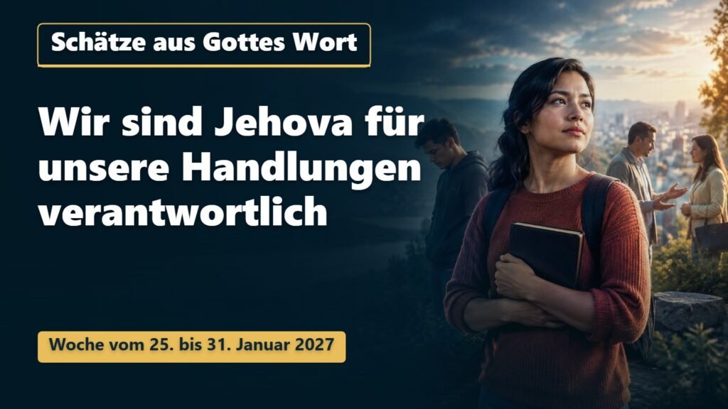 Schätze aus Gottes Wort für die Woche vom 25. bis 31. Januar 2027