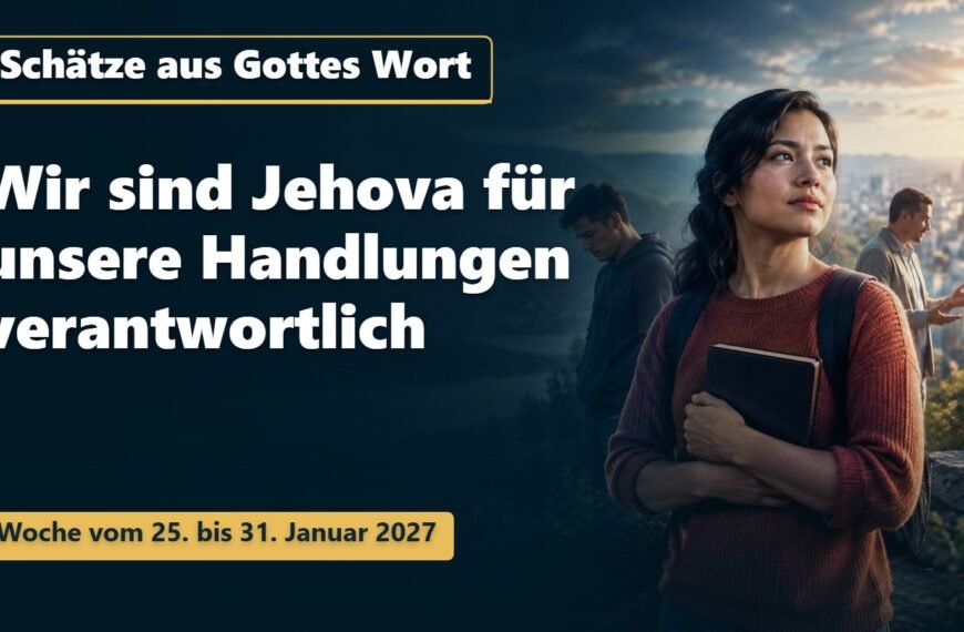 Schätze aus Gottes Wort für die Woche vom 25. bis 31. Januar 2027
