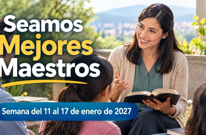 Seamos Mejores Maestros para la semana del 11 al 17 de enero de 2027